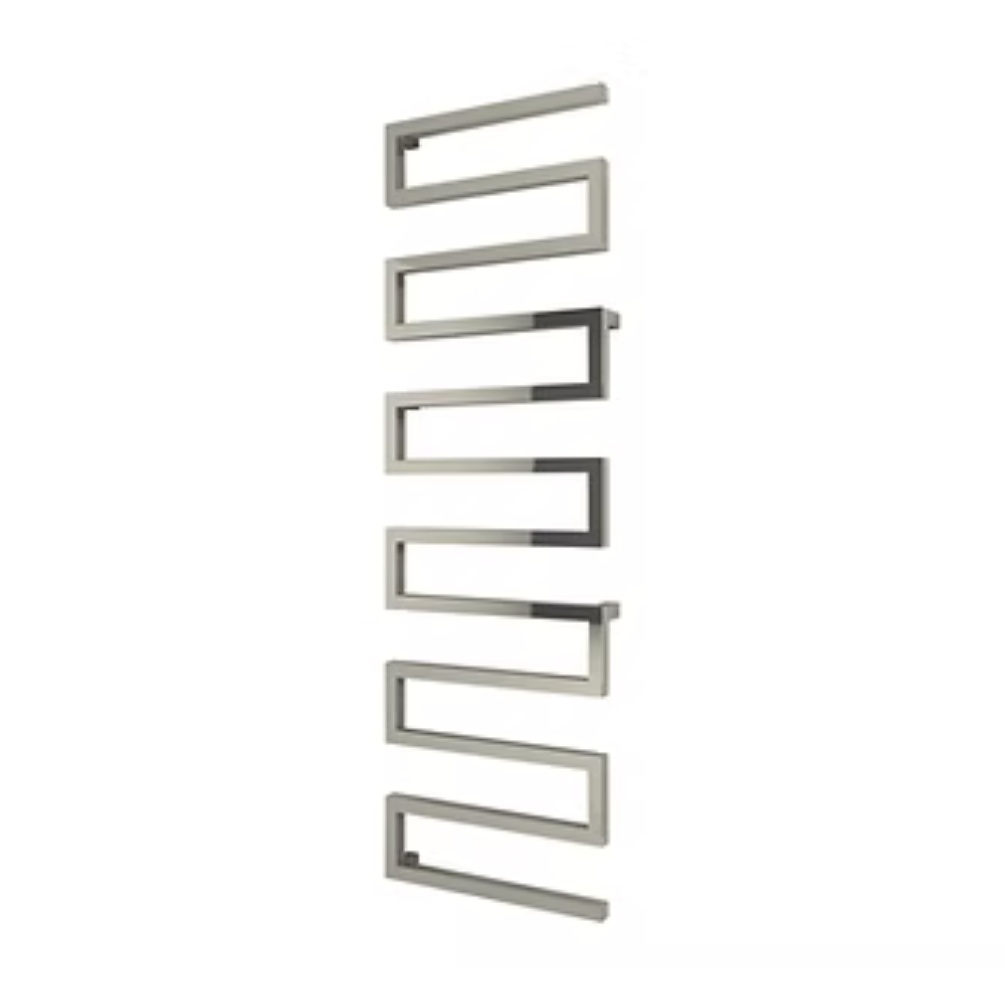 Product cut out image of the Radox Serpentine 1570mm x 500mm Stainless Steel Designer Towel Rail